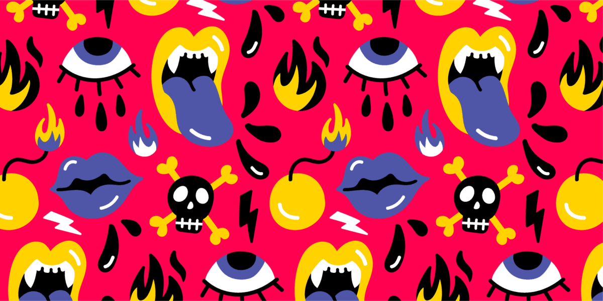 dabooty ecowear estampado sueño vampirico